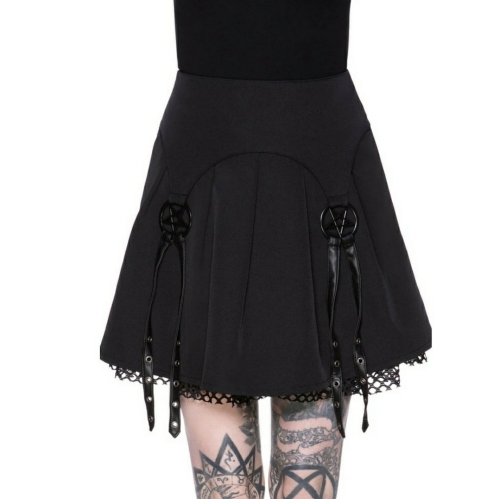 Killstar Crucifire Mini Skirt💀See Description💀